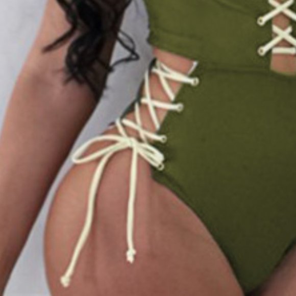 Lace Up Sexy Swimsuit NEW M, XL - Picture 3 of 5